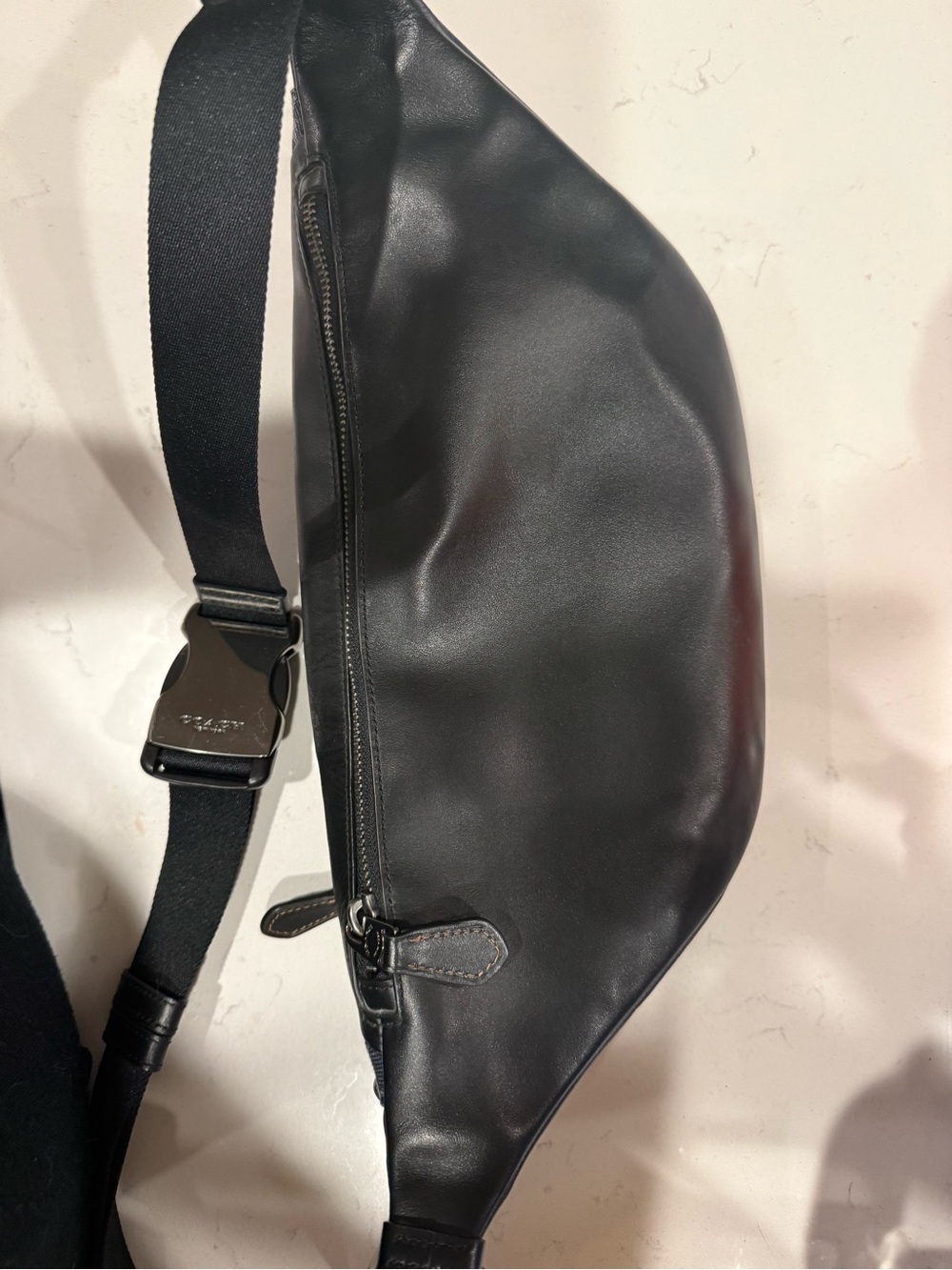 Coach Denim Signature Canvas and Leather Bum Bag - Picture 2 of 5